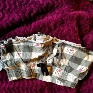 2 pairs bed shorts